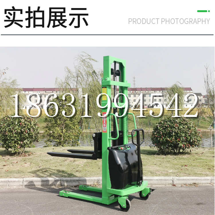 埔盐乡电动叉车堆高车液压铲车电瓶1吨2吨站驾步行式小型全自动叉车